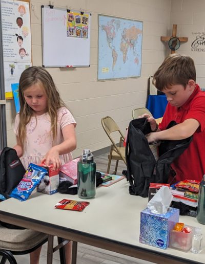 Christmas Back Packs
