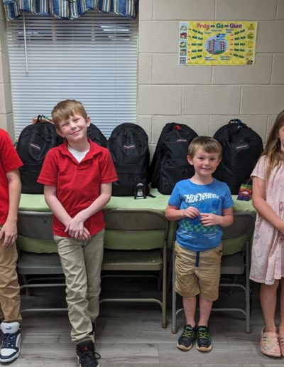 Christmas Back Packs